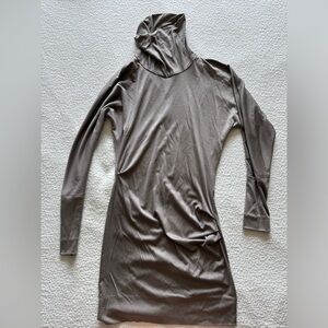 DVF Diane Von Furstenberg Maryn wool dress Taupe 2